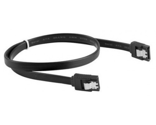 CABLE SATA III LANBERG 6GB/S HEMBRA HEMBRA CLIP METAL 30CM NEGRO