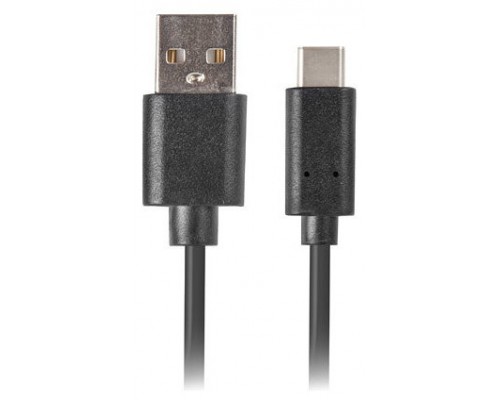 CABLE LANBERG USB C MACHO A USB A 2.0 MACHO 3M QC 3.0 NEGRO