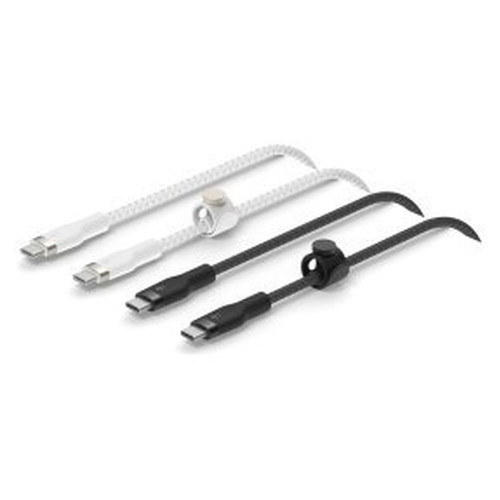CABLE USB-C A USB-C 1M BELKIN CAB011BT1MBW2PK PACK 2-SX60 CABLE USB-C A USB-C 1M BELKIN CAB011BT1MBW2PK PACK 2