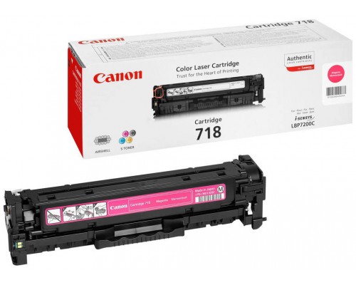 TONER CANON CRG-718M MAGENTA 2.900PAG