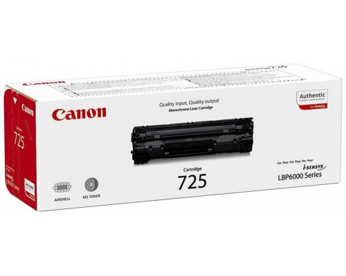 TONER CANON CRG 725 TONER NEGRO 1.600PAG