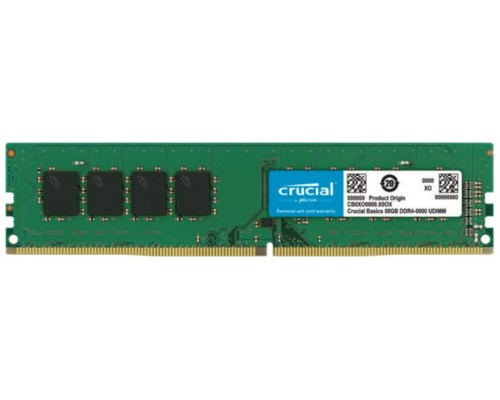 DDR4 MEMORIA CRUCIAL 8 GB DDR4 3200 MT/S