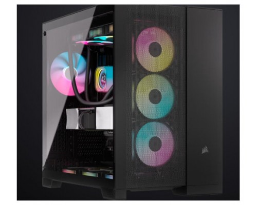 CAJA ATX SEMITORRE DUAL CORSAIR 6500D AIRFLOW CRISTAL