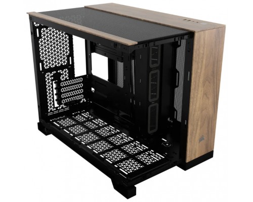 CAJA MICROATX 2500X TG BLACK/WALNUT WOOD CORSAIR (Espera 4 dias)