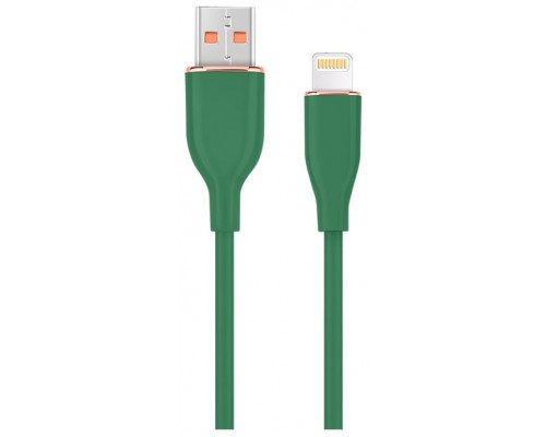 CABLE DE CARGA Y DATOS GEMBIRD DE SILICONA PREMIUM DE 8 CLAVIJAS 1,5 M VERDE
