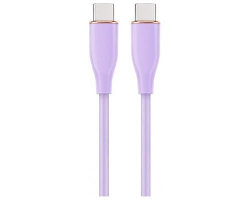 CABLE DE CARGA Y DATOS GEMBIRD (PD) TIPO-C SILICONA ALTA CALIDAD 1,5M MORADO-SX59 CABLE DE CARGA Y DATOS GEMBIRD (PD) TIPO-C SILICONA ALTA CALIDAD 1,5M MORADO