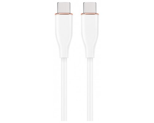 CABLE DE CARGA Y DATOS GEMBIRD (PD) TIPO-C SILICONA ALTA CALIDAD 1,5M BLANCO