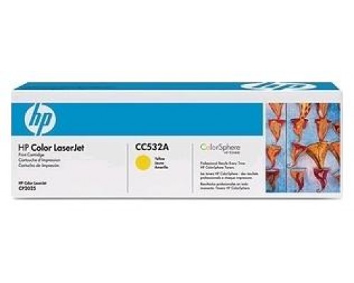 TONER HP CC532A Nº304A AMARILLO 2.800PAG