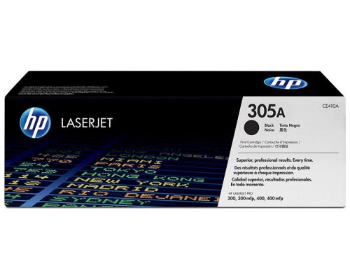 TONER HP CE410A Nº305A NEGRO 2.200PAG