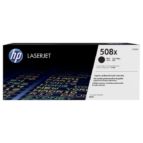 HP Laserjet M553 Toner 508X Negro 12.500 paginas alta capacidad-IR20 HP Laserjet M553 Toner 508X Negro 12.500 paginas alta capacidad