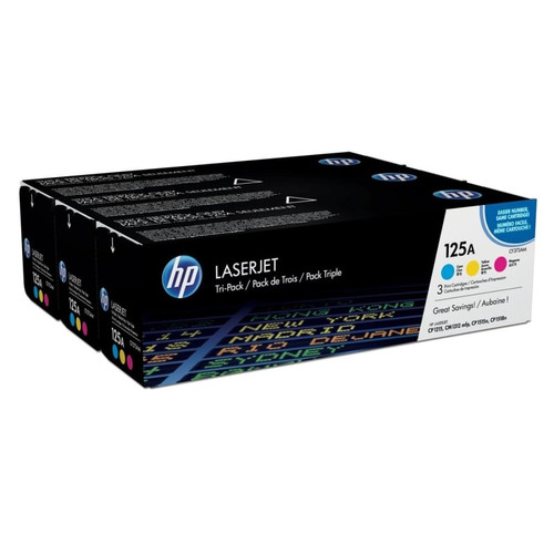 HP CP1515n Toner 125A Pack 3 colores CYM