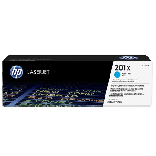HP Laserjet Pro M252,M277 201X Toner Cian Alta 2.300 pag