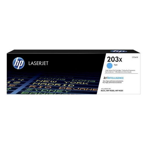 HP LaserJet M254,M280,M281 Toner Cian Alta 203X-IR20 HP LaserJet M254,M280,M281 Toner Cian Alta 203X