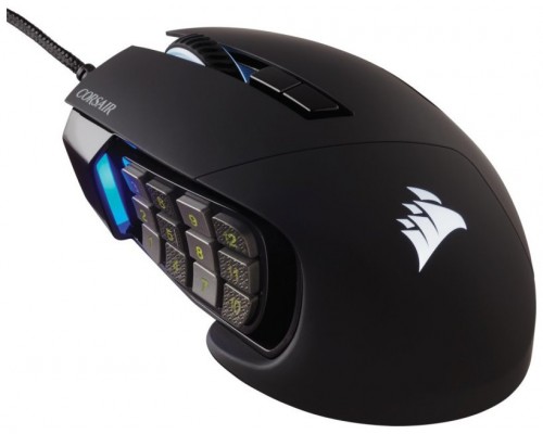 Corsair Scimitar RGB Elite ratón mano derecha USB tipo A Óptico 18000 DPI (Espera 4 dias)