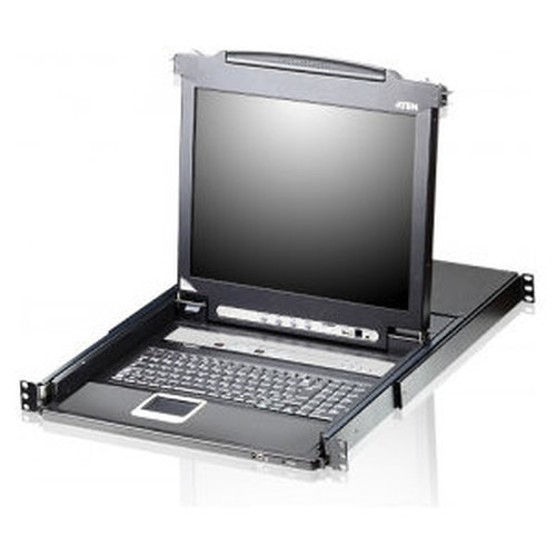 Aten Consola LCD single rail con switch KVM integrado VGA PS/2-USB de 16 puertos (Espera 4 dias)-SX60 Aten Consola LCD single rail con switch KVM integrado VGA PS/2-USB de 16 puertos (Espera 4 dias)