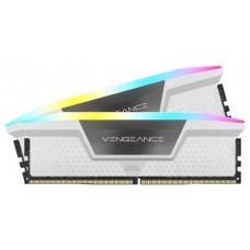 MEMORIA CORSAIR DDR5 32GB 2X16GB PC6000 VENGEANCE RGB BLANCA CMH32GX5M2B6000Z30W (Espera 4 dias)