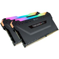 DDR4 32 GB 3600 (2X16KIT) VENGEANCE RGB PRO BLACK CORSAIR (Espera 4 dias)