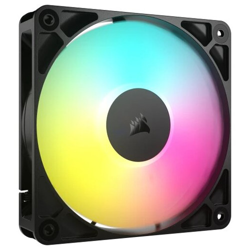 VENTILADOR AUXILIAR RS120 A-RGB 120MM BLACK SINGLE PACK CORSAIR (Espera 4 dias)-SX20 VENTILADOR AUXILIAR RS120 A-RGB 120MM BLACK SINGLE PACK CORSAIR (Espera 4 dias)