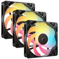 Corsair RS120-R ARGB Carcasa del ordenador Ventilador 12 cm Negro 3 pieza(s) (Espera 4 dias)