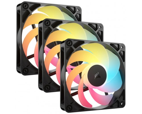Corsair RS120-R ARGB Carcasa del ordenador Ventilador 12 cm Negro 3 pieza(s) (Espera 4 dias)