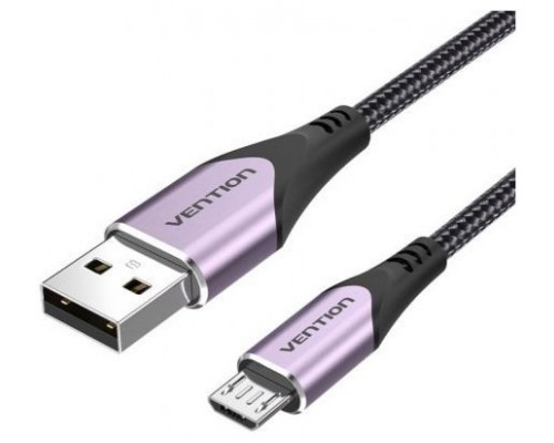 CABLE USB 2.0 A MICRO USB M-M 2 M PURPURA VENTION (Espera 4 dias)