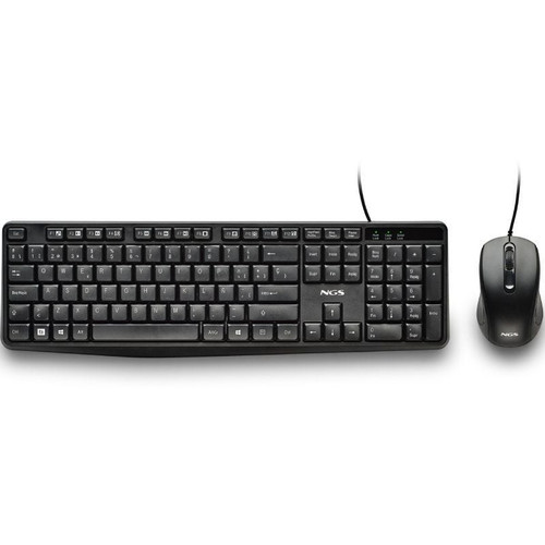 COMBO TECLADO/RATON NGS COCOA KIT V2 USB NEGRO-SE30 COMBO TECLADO/RATON NGS COCOA KIT V2 USB NEGRO