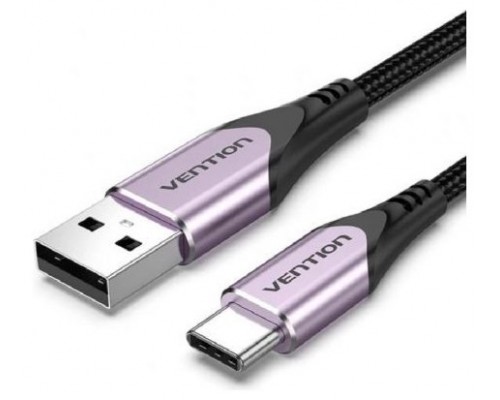 CABLE USB-A A USB-C M-M 2 M PURPURA VENTION (Espera 4 dias)