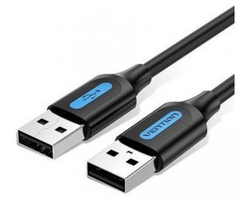 CABLE USB-A A USB-A M-M 2 M NEGRO VENTION (Espera 4 dias)