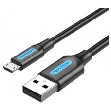 CABLE USB 2.0 A MICRO USB 1 M NEGRO VENTION (Espera 4 dias)