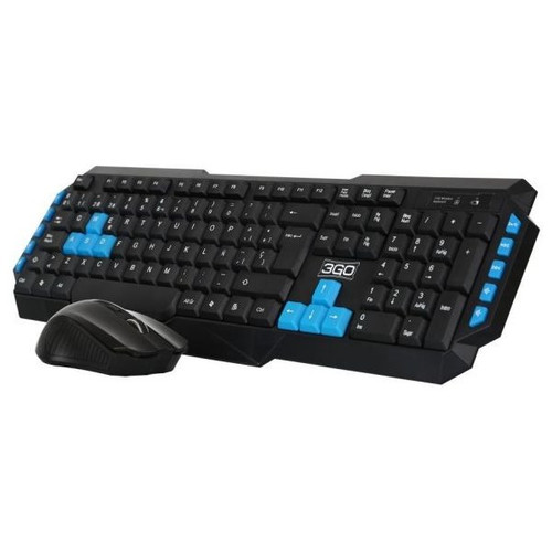 3GO COMBO TECLADO + RATON MULTIMEDIA DRILE NEGRO-HO30 3GO COMBO TECLADO + RATON MULTIMEDIA DRILE NEGRO