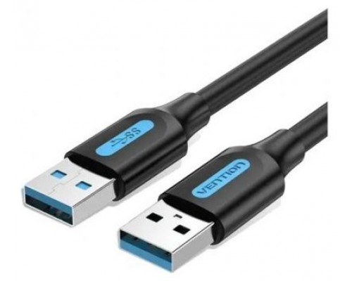 CABLE USB-A A USB-A M-M 3 M NEGRO VENTION (Espera 4 dias)