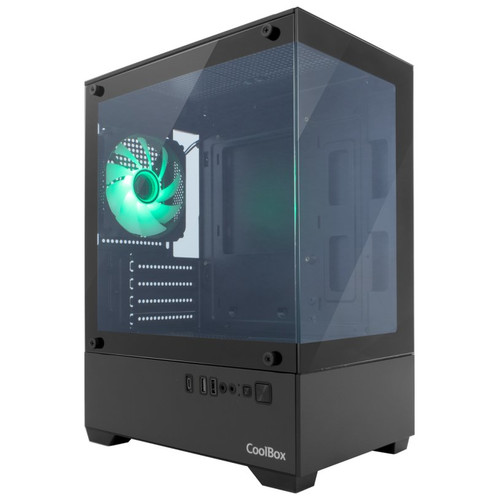Coolbox Caja Gaming MATX GM200 V.Lite S.FTE ARGB N