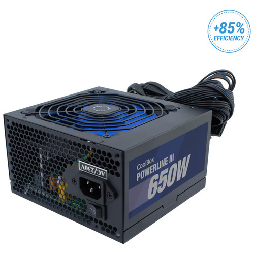 FUENTE ALIMENTACION 650W COOLBOX POWERLINE3 PFC-ACTIVO-SE20 FUENTE ALIMENTACION 650W COOLBOX POWERLINE3 PFC-ACTIVO