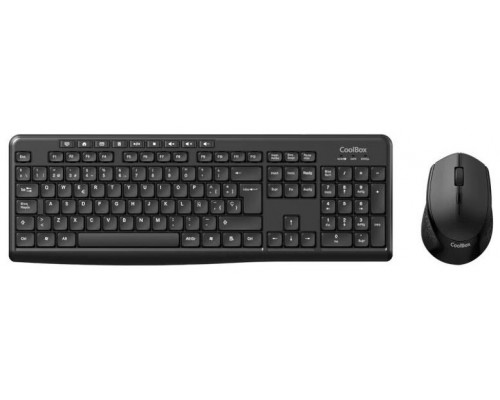 Coolbox Kit Teclado MM + Ratón Inalámbrico