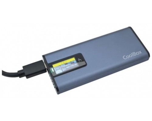 Coolbox CAJA SSD M.2 NVME/SATA LCD MINICHASE PS32