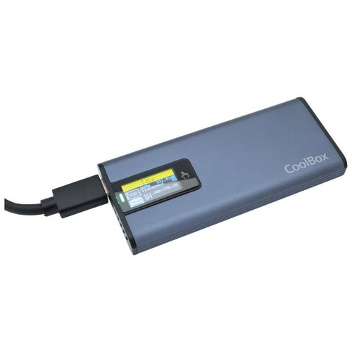 Coolbox CAJA SSD M.2 NVME/SATA LCD MINICHASE PS32-IA30 Coolbox CAJA SSD M.2 NVME/SATA LCD MINICHASE PS32