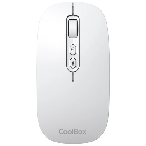 Coolbox Ratón W02-IA Inalámbrico RF+BT Blanco-IA30 Coolbox Ratón W02-IA Inalámbrico RF+BT Blanco