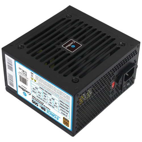 CoolBox Fuente AL. ATX FORCE-BR500 BRONZE Retail-IA20 CoolBox Fuente AL. ATX FORCE-BR500 BRONZE Retail