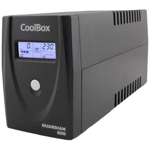 COOLBOX SAI GUARDIAN 3 800VA 480W CON PANTALLA LCD-IA35 COOLBOX SAI GUARDIAN 3 800VA 480W CON PANTALLA LCD