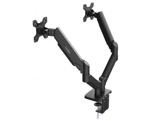 COOLBOX Soporte dos Monitores Brazo Neumático