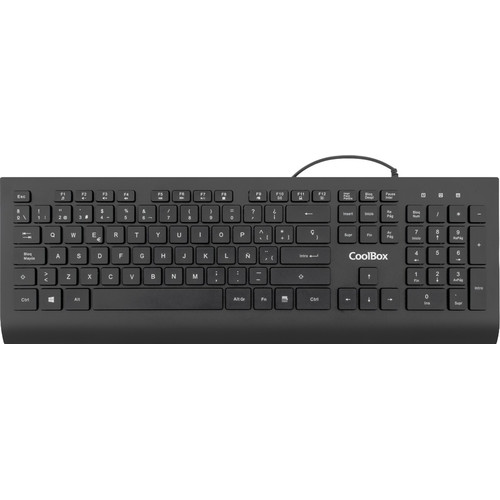 COOLBOX TECLADO USB TECLAS CHOCOLATE 1.8M DE CABLE 610G. SILENCIOSO