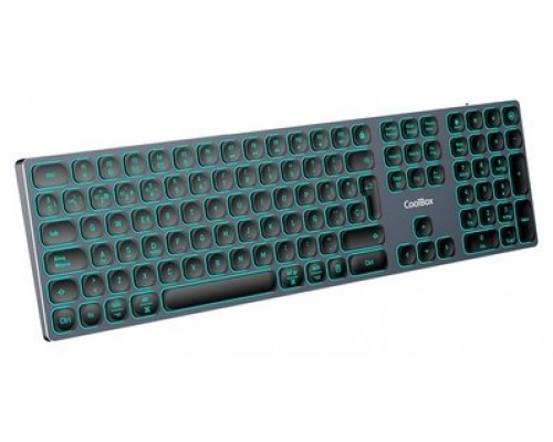 TECLADO COOLBOX MOONLIGHT B431 INALAMBRICO (Espera 4 dias)
