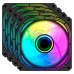 VENTILADOR 12CM COOLBOX INFINITY PRO A-RGB KIT 4