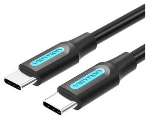 CABLE USB-C A USB-C 3 M NEGRO VENTION (Espera 4 dias)