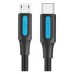 CABLE USB-C 2.0 A MICRO USB M-M 2 M NEGRO VENTION (Espera 4 dias)