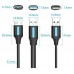 CABLE USB 3.0/M USB2.0/M MICROUSB/M 1 M NEGRO VENTION (Espera 4 dias)