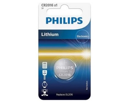 PILAS PHILIPS LITIO CR2016 3V PACK 1