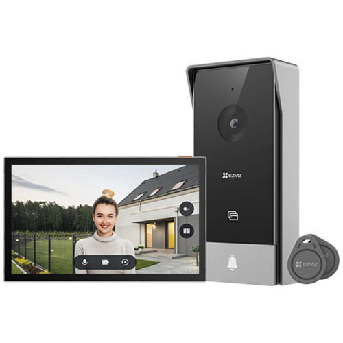 EZVIZ HP5 sistema de intercomunicación de video 17,8 cm (7") Negro, Plata (Espera 4 dias)-SX30 EZVIZ HP5 sistema de intercomunicación de video 17,8 cm (7") Negro, Plata (Espera 4 dias)