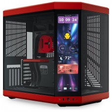 CAJA ATX SEMITORRE HYTE Y70 TOUCH INFINITE NEGRA ROJA