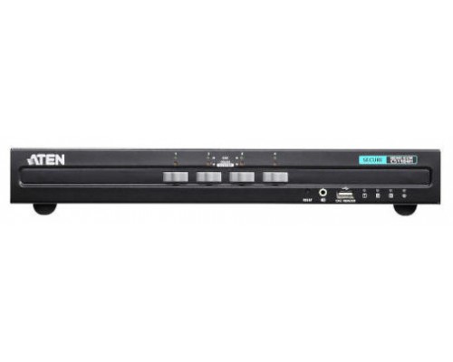 ATEN Switch KVM seguro HDMI USB de 4 puertos (compatible con PSS PP v3.0) (Espera 4 dias)